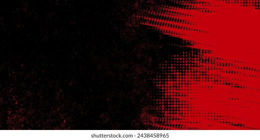 Halftone dots red and blue color pattern gradient grunge texture background. Dot pop art comic sport style vector illustration. grunge vector dots black grunge