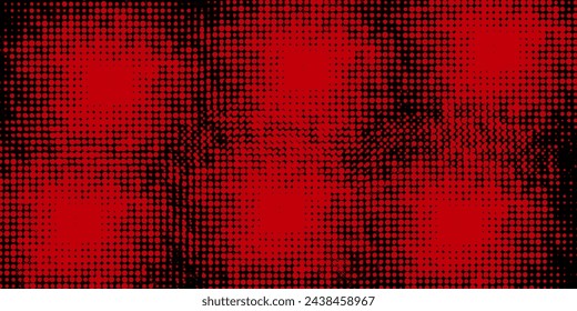 Halftone dots red and blue color pattern gradient grunge texture background. Dot pop art comic sport style vector illustration. grunge vector dots red