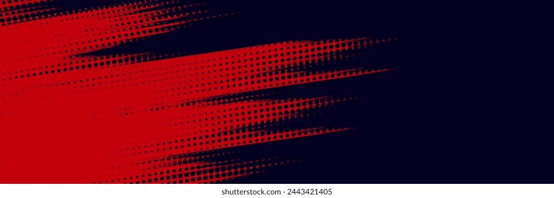 Puntos de semitonos color rojo y azul degradado grunge textura de fondo. Ilustración vectorial de estilo deportivo de cómic. grunge vector puntos	
