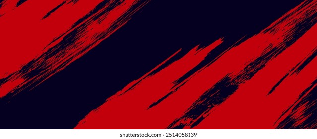 Fondo de textura grunge de gradiente de patrón de color rojo y azul con puntos de semitono. Ilustración vectorial de estilo deportivo de cómic de arte pop de puntos. puntos de Vector grunge