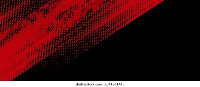 Halftone dots red and blue color pattern gradient grunge texture background. Dot pop art comic sport style vector illustration. grunge vector dots	