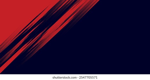 Rasterpunkte rot und blau Farbmuster Farbverlauf farbigen Textur Hintergrund. Dot Pop Art Comic Sport Stil Vektorgrafik. farbige Vektorpunkte. 10 EPS