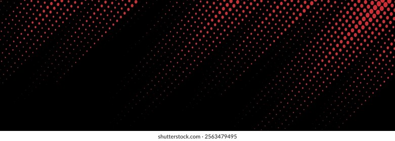 Halftone dots red and blue color pattern gradient grunge texture background. Dot pop art comic sport style vector illustration. modern background