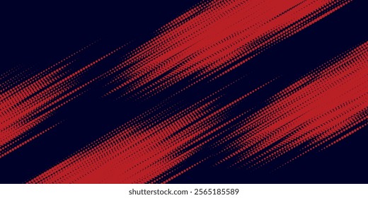 Halftone dots red and blue color pattern gradient grunge texture background. Dot pop art comic sport style vector illustration. grunge vector dots