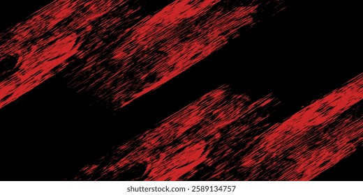 Halftone dots red and blue color pattern gradient grunge texture background.