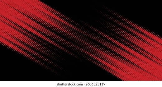 Halftone dots red and blue color pattern gradient grunge texture background. Dot pop art comic sport style vector illustration. modern background