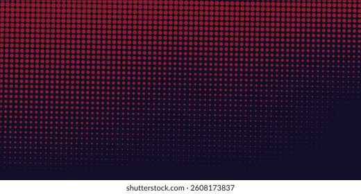 Halftone dots red and blue color pattern gradient grunge texture background. Dot pop art comic sport style vector illustration. grunge vector dots