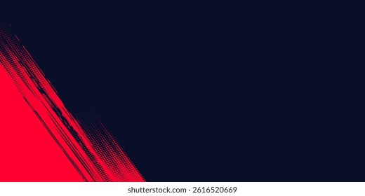 Halftone dots red and blue color pattern gradient grunge texture background. Dot pop art comic sport style vector illustration. grunge vector dots . eps 10
