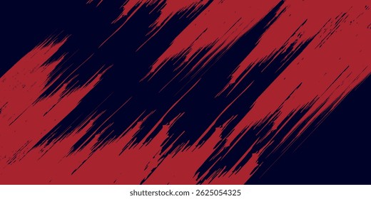 Fondo de textura grunge de gradiente de patrón de color rojo y azul con puntos de semitono. Ilustración vectorial de estilo deportivo de cómic de arte pop de puntos. puntos de Vector grunge