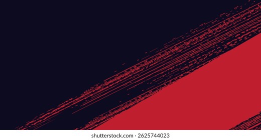 Fondo de textura grunge de gradiente de patrón de color rojo y azul con puntos de semitono. Ilustración vectorial de estilo deportivo de cómic de arte pop de puntos. puntos de Vector grunge
