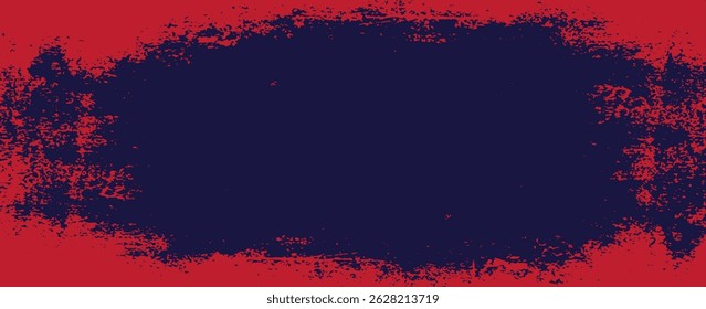 Halftone dots red and blue color pattern gradient grunge texture background. Dot pop art comic sport style vector illustration. grunge vector dots
