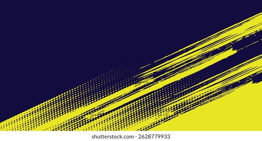 Halftone dots red and blue color pattern gradient grunge texture background. Dot pop art comic sport style vector illustration. grunge vector dots . eps 10
