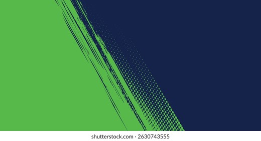 Fondo de textura grunge de gradiente de patrón de color rojo y azul con puntos de semitono. Ilustración vectorial de estilo deportivo de cómic de arte pop de puntos. puntos de Vector grunge. eps 10
