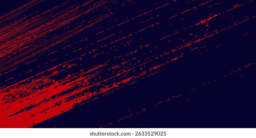 Halftone dots red and blue color pattern gradient grunge texture background. Dot pop art comic sport style vector illustration.