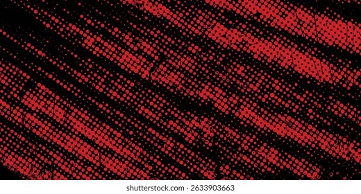 Halftone dots red and blue color pattern gradient grunge texture background. Dot pop art comic sport style vector illustration. eps10