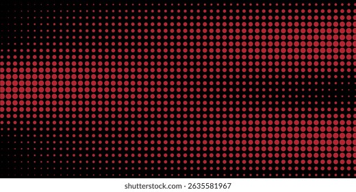 Fondo de textura grunge de gradiente de patrón de color rojo y azul con puntos de semitono. Ilustración vectorial de estilo deportivo de cómic de arte pop de puntos. puntos de Vector grunge