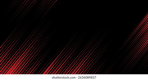 Halftone dots red and blue color pattern gradient grunge texture background. Dot pop art comic sport style vector illustration. modern background