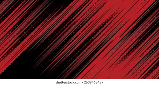 Halftone dots red and blue color pattern gradient grunge texture background. Dot pop art comic sport style vector illustration. modern background