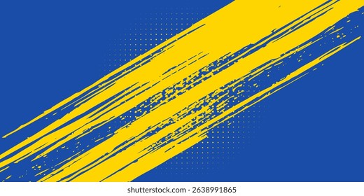 Halftone dots red and blue color pattern gradient grunge texture background. Dot pop art comic sport style vector illustration. grunge vector dots . eps 10
