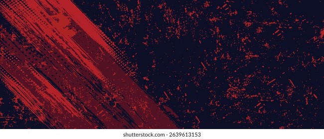 Halftone dots red and blue color pattern gradient grunge texture background. Dot pop art comic sport style vector illustration. grunge vector dots