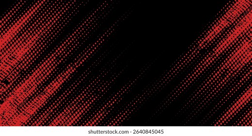 Halftone dots red and blue color pattern gradient grunge texture background. Dot pop art comic sport style vector illustration. modern background