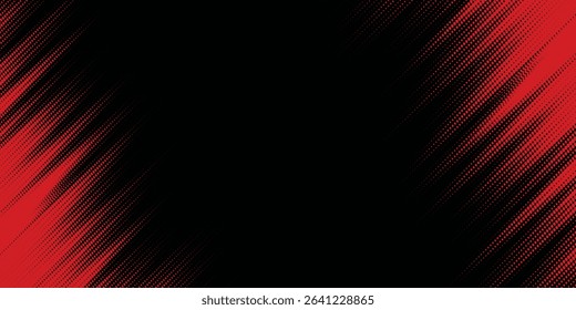 Halftone dots red and blue color pattern gradient grunge texture background. Dot pop art comic sport style vector illustration. modern background