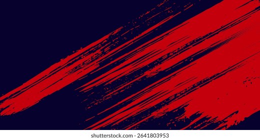 Halftone dots red and blue color pattern gradient grunge texture background. Dot pop art comic sport style vector illustration. grunge vector dots