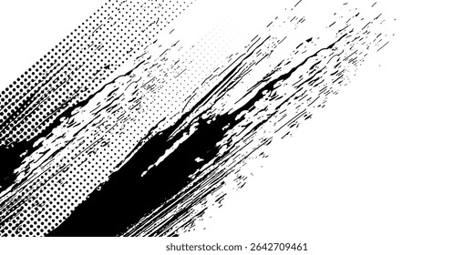 Halftone dots red and blue color pattern gradient grunge texture background. Dot pop art comic sport style vector illustration. grunge vector dots . eps 10
