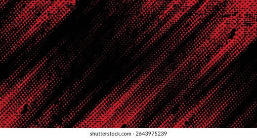 Halftone dots red and blue color pattern gradient grunge texture background. Dot pop art comic sport style vector illustration. modern background