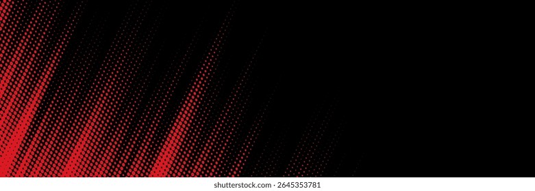 Halftone dots red and blue color pattern gradient grunge texture background. Dot pop art comic sport style vector illustration. modern background