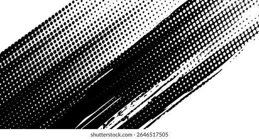 Halftone dots red and blue color pattern gradient grunge texture background. Dot pop art comic sport style vector illustration. grunge vector dots . eps 10
