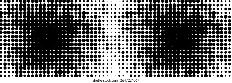 Halftone dots red and blue color pattern gradient grunge texture background. Dot pop art comic sport style vector illustration. grunge vector dots . eps 10
