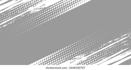 Halftone dots red and blue color pattern gradient grunge texture background. Dot pop art comic sport style vector illustration. grunge vector dots . eps 10
