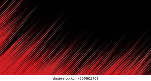 Rasterpunkte rot und blau Farbmuster Farbverlauf farbigen Textur Hintergrund. Dot Pop Art Comic Sport Stil Vektorgrafik. moderner Hintergrund