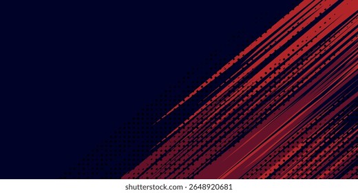 Halftone dots red and blue color pattern gradient grunge texture background. Dot pop art comic sport style vector illustration. grunge vector eps 10