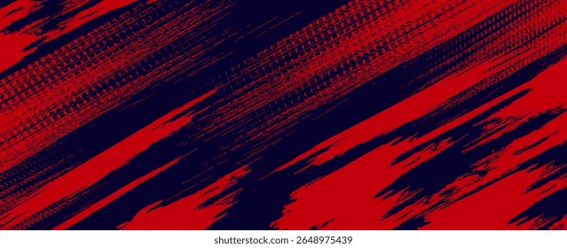 Halftone dots red and blue color pattern gradient grunge texture background. Dot pop art comic sport style vector illustration. grunge vector dots	
