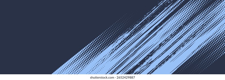 Halftone dots red and blue color pattern gradient grunge texture background. Dot pop art comic sport style vector illustration. grunge vector dots . eps 10
