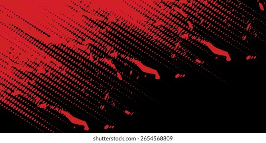 Meio-tom pontos vermelho e azul cor padrão gradiente gradiente textura fundo. Ponto pop arte cômico estilo esporte ilustração vetorial. fundo moderno