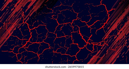 Halftone dots red and blue color pattern gradient grunge texture background. Dot pop art comic sport style vector illustration. grunge vector dots
