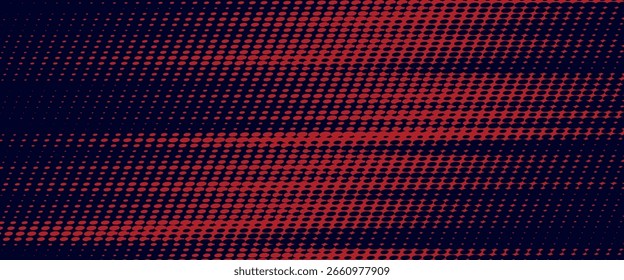 Halftone dots red and blue color pattern gradient grunge texture background. Dot pop art comic sport style vector illustration.