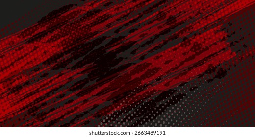 Rasterpunkte rot und blau Farbmuster Farbverlauf farbigen Textur Hintergrund. Dot Pop Art Comic Sport Stil modern.
