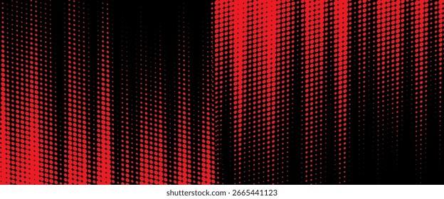 Meio-tom pontos vermelho e azul cor padrão gradiente gradiente textura fundo. Ponto pop arte cômico estilo esporte ilustração vetorial. fundo moderno