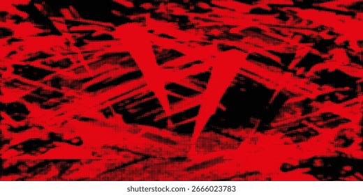 Meio-tom pontos vermelho e azul cor padrão gradiente gradiente textura fundo. Ponto pop art quadrinhos estilo esporte ilustração vetorial. grunge vetores pontos