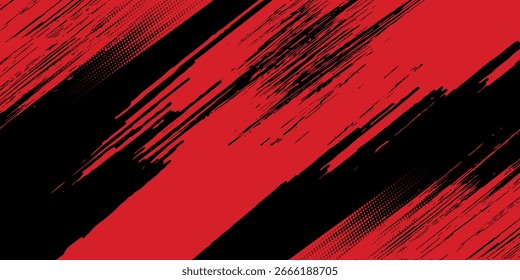 Rasterpunkte rot und blau Farbmuster Farbverlauf farbigen Textur Hintergrund. Dot Pop Art Comic Sport Stil Vektorgrafik. farbige Vektorpunkte