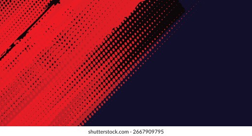 Rasterpunkte rot und blau Farbmuster Farbverlauf farbigen Textur Hintergrund. Dot Pop Art Comic Sport Stil Kunst Hintergrund Sport moderne Bestseller
