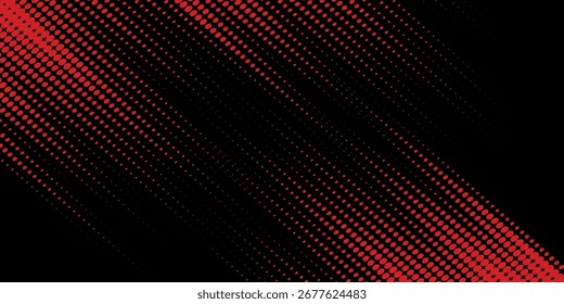 Rasterpunkte rot und blau Farbmuster Farbverlauf farbigen Textur Hintergrund. Dot Pop Art Comic Sport Stil Vektorgrafik. moderner Hintergrund