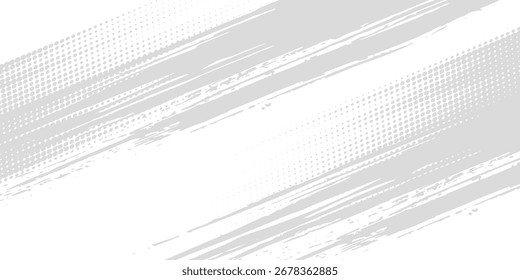 Fondo de textura grunge de gradiente de patrón de color rojo y azul con puntos de semitono. Ilustración vectorial de estilo deportivo de cómic de arte pop de puntos. puntos de Vector grunge. eps 10
