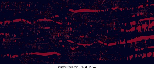 Fondo de textura grunge de gradiente de patrón de color rojo y azul con puntos de semitono. Ilustración vectorial de estilo deportivo de cómic de arte pop de puntos. puntos de Vector grunge