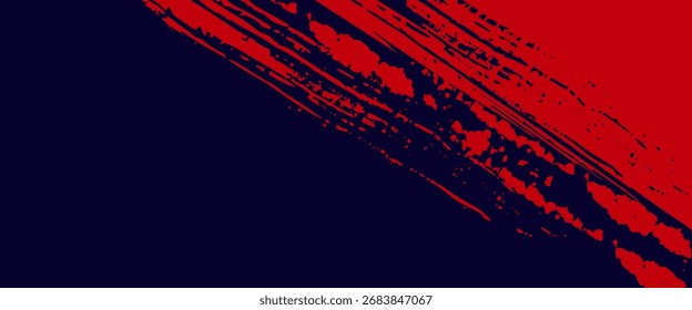 Halftone dots red and blue color pattern gradient grunge texture background. Dot pop art comic sport style vector illustration. grunge vector dots