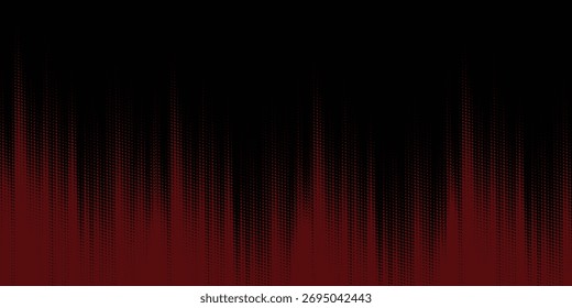 Fondo de textura grunge de gradiente de patrón de color rojo y azul con puntos de semitono. Ilustración vectorial de estilo deportivo de cómic de arte pop de punto
